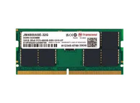 Pamięć SO DDR5 16 GB 4800 CL40 Transcend JetRAM, JM4800ASE-16G