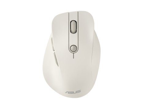 Mysz bezprzewodowa ASUS MD105 Wireless Mouse Milky White 2400DPI Dual-mode wireless 2.4 GHz and Bluetooth