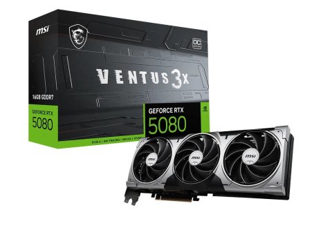 Karta graf. MSI RTX 5080 16G VENTUS 3X OC BLACK