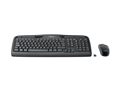 Zestaw klawiatura + mysz membranowa Logitech 920-03999 (USB 2.0; (DE); kolor czarny; optyczna)