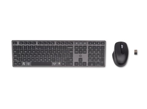 Zestaw klawiatura + mysz HP 720 Multi-Device Rechargeable Wireless Keyboard and Mouse Combo bezprzewodowe z akumulatorem czarne 9T5A9AA