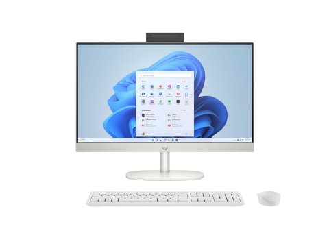 HP AiO 24-cr0312nw Ryzen 5 7520 23.8" FHD IPS 250nits AG 16GB DDR5 SSD512 Radeon 610M Cam720p kB+Mouse Win11 Shell White 2Y