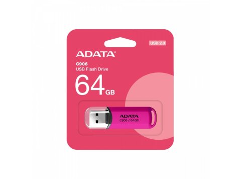 Pendrive C906 64GB USB2.0 różowy
