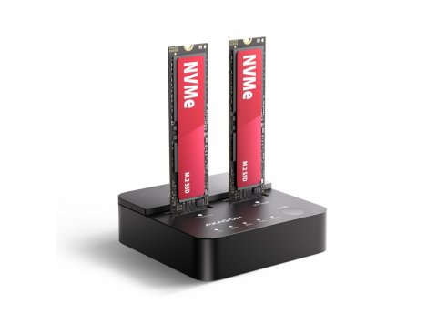 ADSA-M2C22L Stacja dokująca USB-C 3.2 Gen2x2 - 2 x NVMe M.2 20Gbps