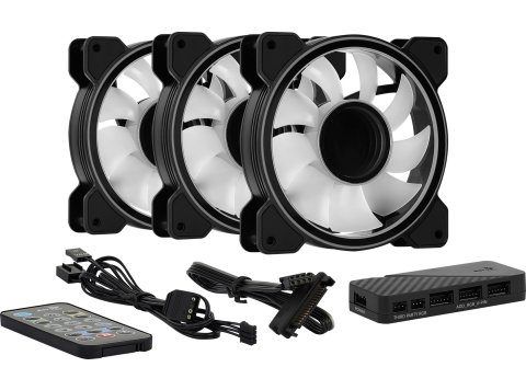 Wentylator + Hub AEROCOOL PGS MIRAGE 12 ARGB PRO (3x120)