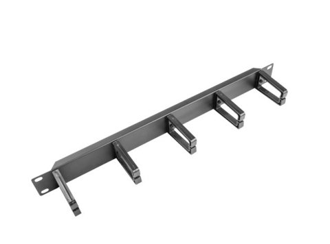 Organizer kabli do szaf 19cali 1U Typ B czarny AK-1202-B