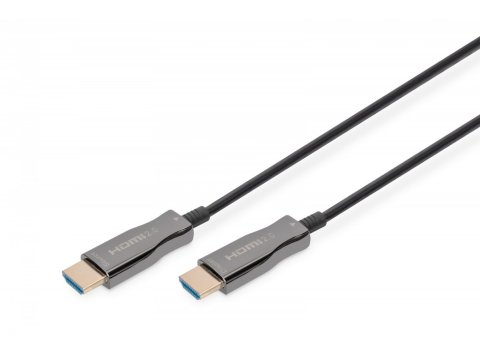 Kabel połączeniowy hybrydowy AOC HDMI 2.0 Premium HighSpeed 4K/60Hz UHD HDMI A/HDMI A M/M 10m Czarny