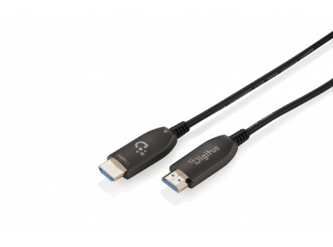 Kabel połączeniowy hybrydowy HDMI AOC | HDMI-A męski-męski | HDMI 2.1 | UHD-2 8K@60Hz | 48Gbps |HDR, eARC, HDCP 2.2, CEC | 80m