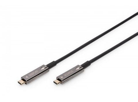 Kabel połączeniowy hybrydowy AOC USB 3.1 Typ C/USB Typ C 4K 60Hz 10m