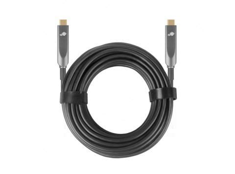 Kabel video USB C-C optyczny 4K hybryda 5m