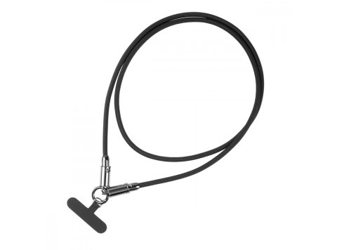 Kabel 2w1 USB C smycz 1.2 m czarny