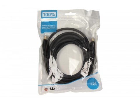 Kabel HDMI 1.4 pozłacany 5m.