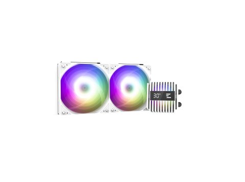 Chłodzenie procesora ALPHA2 V2 A24 240 mm CPU Liquid Cooler białe