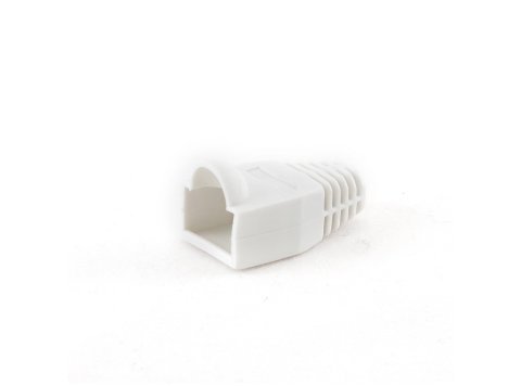 Osłonka na wtyk RJ45 100 sztuk/biała