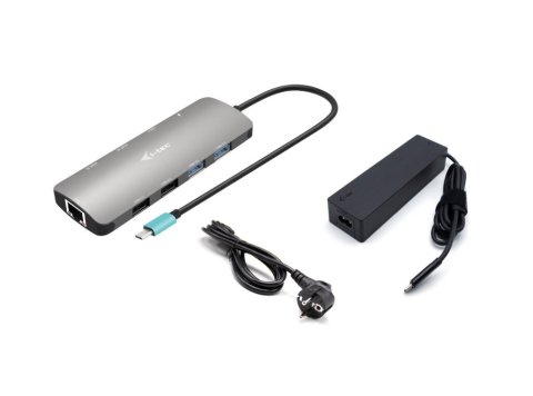 Stacja dokująca USB-C Metal Nano 2x Display Docking Station Power Delivery100W + Charger 100W