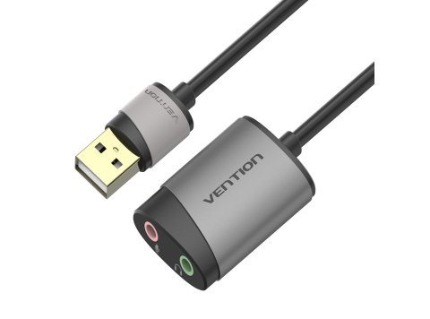 Zewnętrzna karta dźwiękowa USB Vention 0,15m