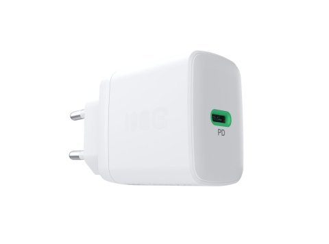 Ładowarka sieciowa USB 30W 1x USB-C BIAŁA