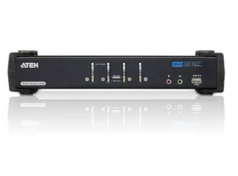 Przełącznik 4-Port USB DVI Dual lin k/Audio KVMP CS1784A