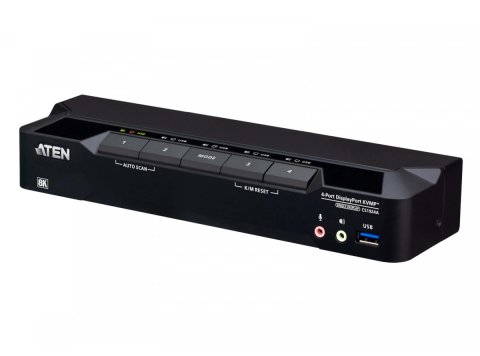 Przełącznik KVMP 4-Port USB 3.0 8K DisplayPort