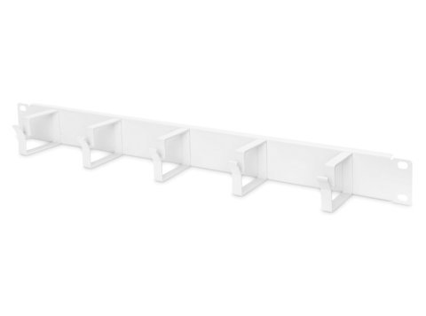 Organizer kablowy poziomy typu RING 19" 1U, 40x483x60mm, szary