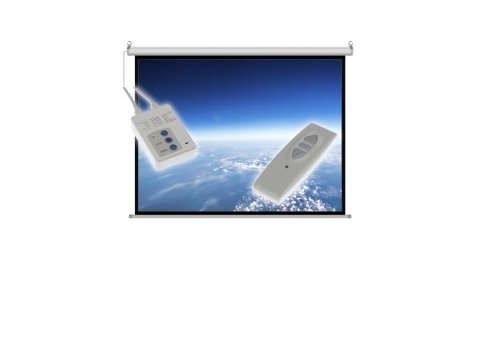 Ekran elektryczny 100 cali FS-100 4:3 203x152cm z pilotem