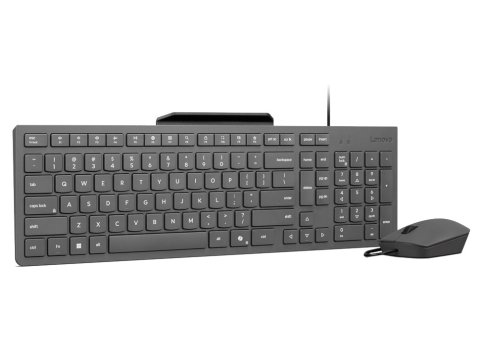 Zestaw klawiatura i mysz przewodowe Lenovo 310 USB-A Wired Combo (US English)
