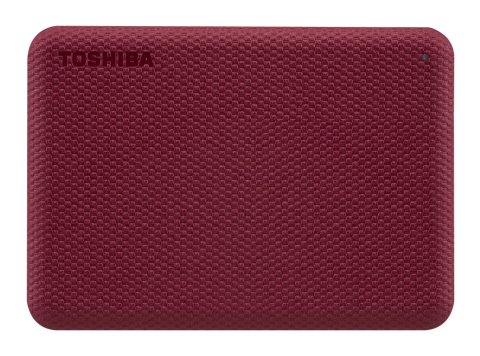 Toshiba Canvio Advance zewnętrzny dysk twarde 4 TB 2.5" USB Typu-A 2.0/3.2 Gen 1 (3.1 Gen 1) Czerwony