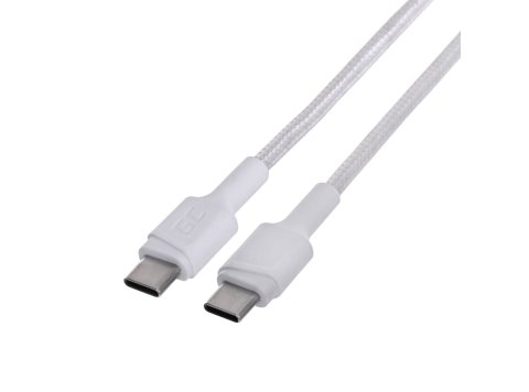 GREEN CELL KABEL KABGC30W GC POWERSTREAM USB-C - USB-C 120CM, POWER DELIVERY 60W, ULTRA CHARGE, QC 3.0, BIAŁY