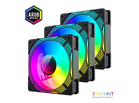 Gamemax Case Fan | KF300R BK | Black
