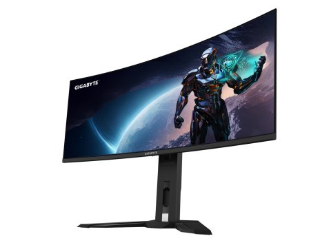 MONITOR GIGABYTE OLED 34" MO34WQC2 86,4 cm 3440x1440px Wide Quad HD OLED Czarny