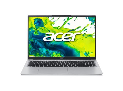 Acer Aspire Lite AL15-54P-55WH Intel Core Ultra 5 115U Laptop 39,6 cm (15.6") Full HD 16 GB LPDDR5-SDRAM 512 GB SSD Wi-Fi 6 (802.11ax) Windows 11 Home Amerykański międzynarodowy Srebrny