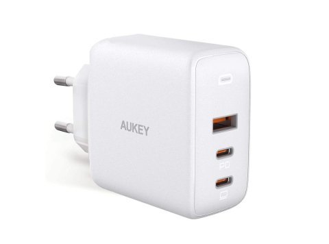 PA-B6S White Omnia Mix GaN ładowarka sieciowa 3xUSB (2xUSB C+1xUSB A) 90W
