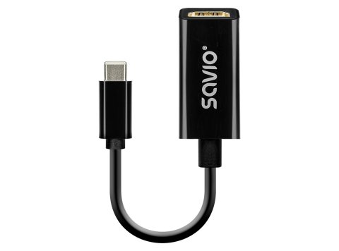 Adapter USB-C (M) - HDMI (F), 4K, 30Hz, plastik, AK-79