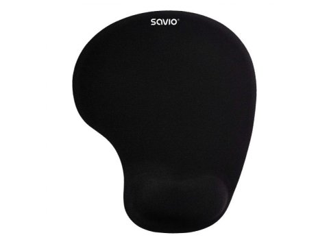 Podkładka żelowa pod mysz czarna SAVIO MP-01B