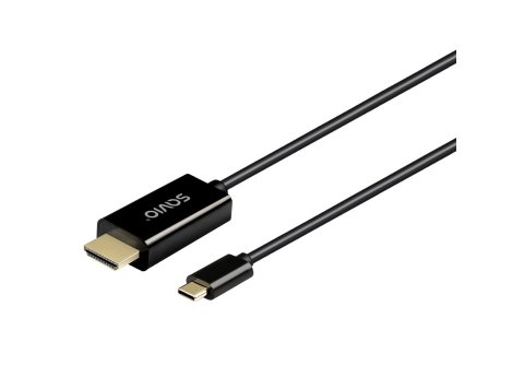 Kabel USB-C do HDMI CL-191 30Hz, 2m plastik