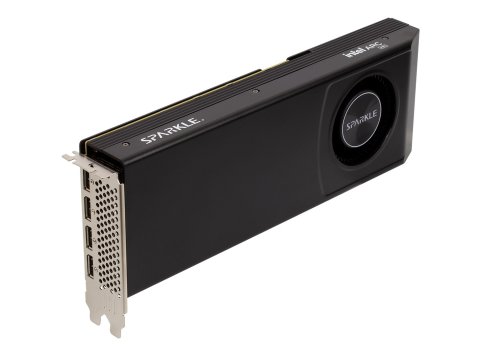 Błyszcząca dmuchawa Intel Arc B60 Pro 24 GB GDDR6