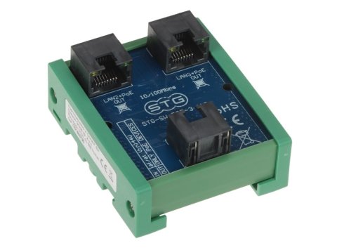 SWITCH POE / EXTENDER STG-SW-POE-3-110 2-PORTOWY + 1X UPLINK STG