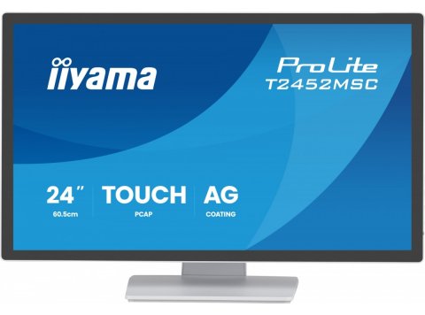 Monitor 24 cale T2452MSC-W2AG 10PKT,POJ,IPS,HDMI,DP,420cd, biały
