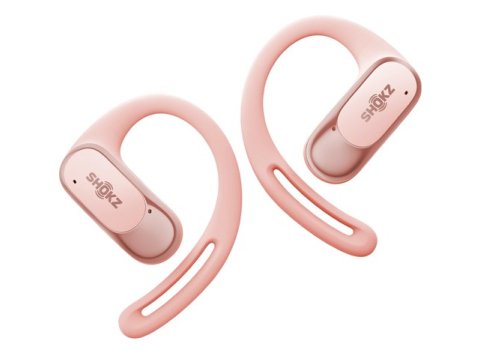 Słuchawki douszne bezprzewodowe Shokz OpenFit Air różowe