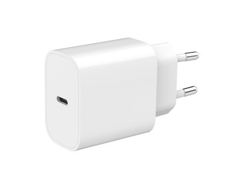 Szybka ładowarka Power Delivery USB typu C, 20 W, biała