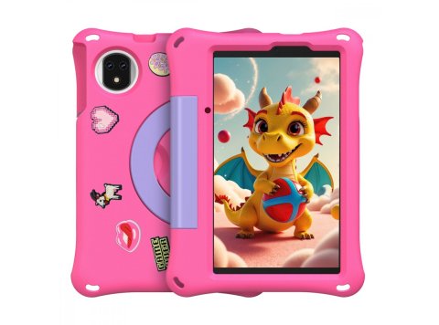 Tablet Tab A9 Pro Kids 4G 8" 4/128GB z etui dla dzieci różowy