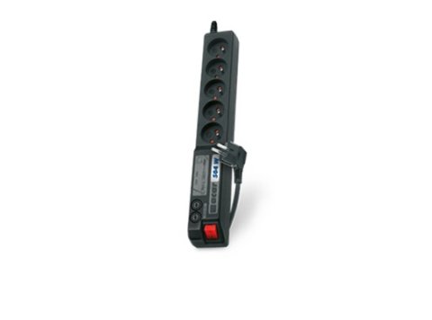 Listwa przeciwprzepięciowa Acar 504WF EMI/RFI (3m ; czarny)