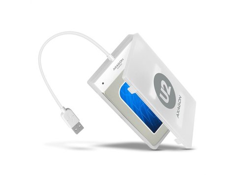 ADSA-1S Adapter USB 2.0 SATA do szybkiego przyłączenia 2.5" SSD/HDD z pudełkiem