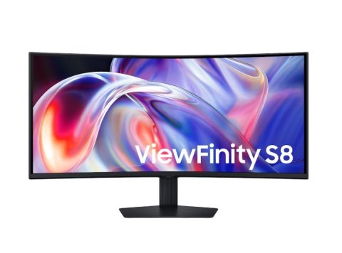 Monitor 40 cali ViewFinity S85TH VA 5120x2160 5K2K WUHD 21:9 1xHDMI 1xDP 5xUSB-A 2xUSB-C 1xTB5 4ms 144Hz HAS głośniki zakrzywiony 3YOS LS40H850TAUXEN