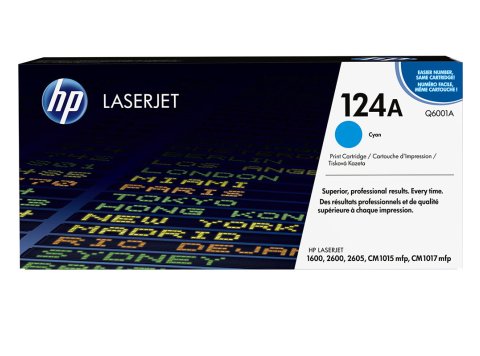 HP Toner nr 124A Q6001A Cyan 2K