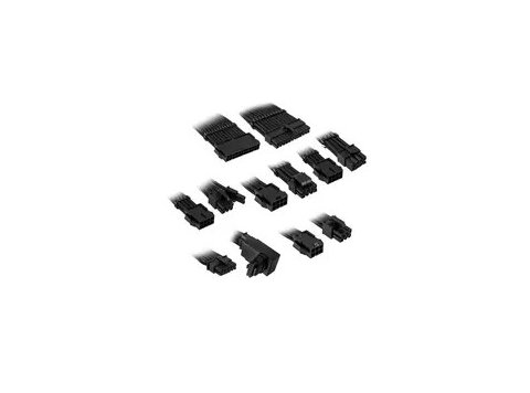 Kolink Core Pro Braided Cable Extension Kit 12V-2x6 Type 1 - Jet Black