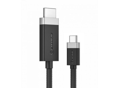 ALOGIC FUCHD1-SGR adapter kablowy 1 m HDMI Typu A (Standard) USB Type-C Szary
