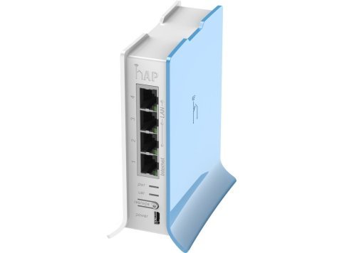 Mikrotik RB941-2ND-TC punkt dostępowy WLAN 300 Mbit/s Niebieski, Biały