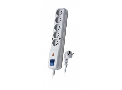 Listwa przeciwprzepięciowa LF-530WA, 3L EMI/RFI, 1.5m, szara