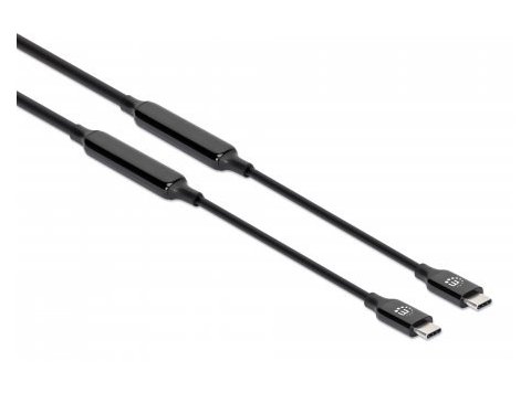MANHATTAN USB 3.2 Gen 2 Aktives Typ-C Kabel 5m 10 Gbit/s 60W